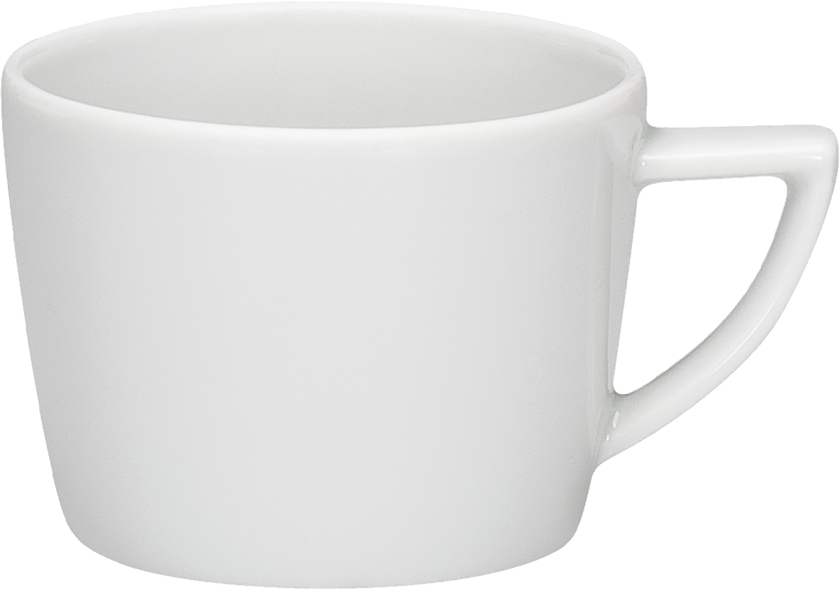 Weiße Kaffeetasse für Gastronomie