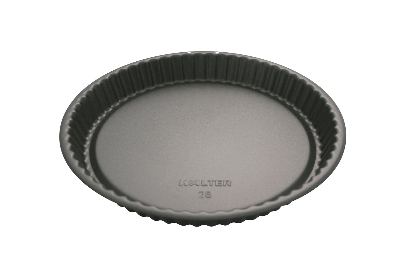 Schwarze Tarteform für Gastronomie.