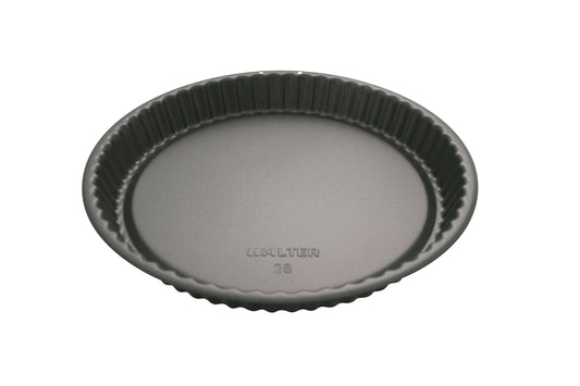 Schwarze Tarteform für Gastronomie.