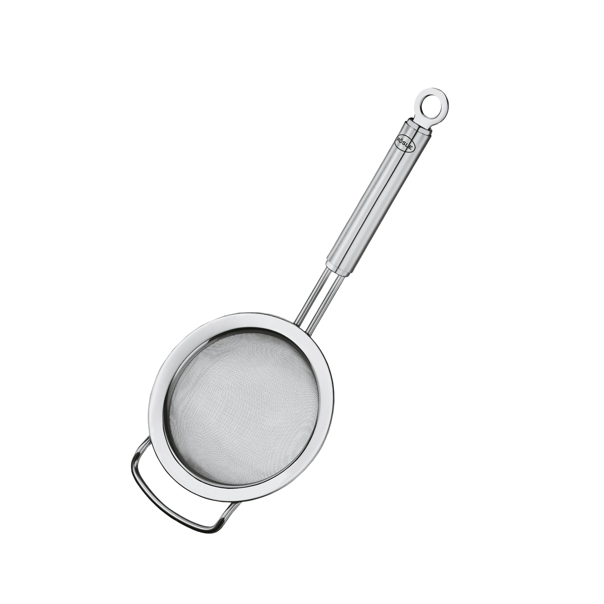 Metallsieb mit Griff, Küchenutensil.