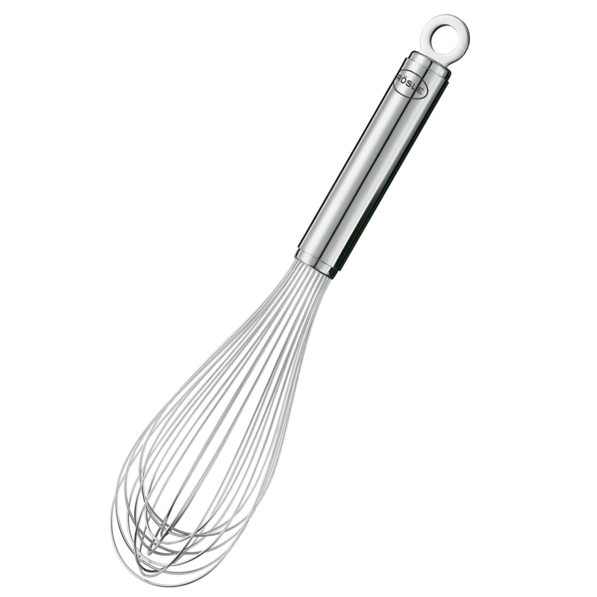 Schneebesen aus Edelstahl, Küchenutensil.