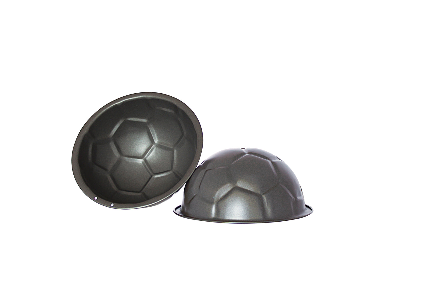 Kuchenform in Fußball-Design.