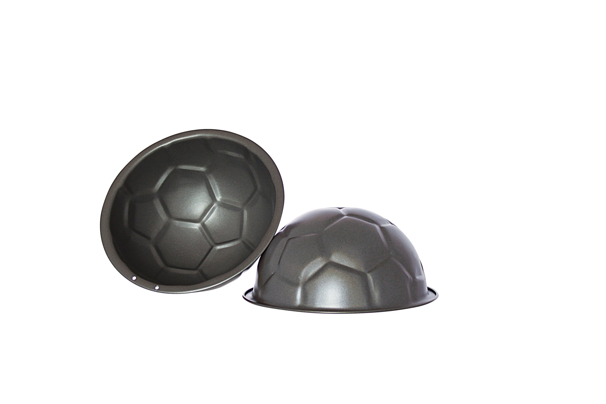 Kuchenform in Fußball-Design.