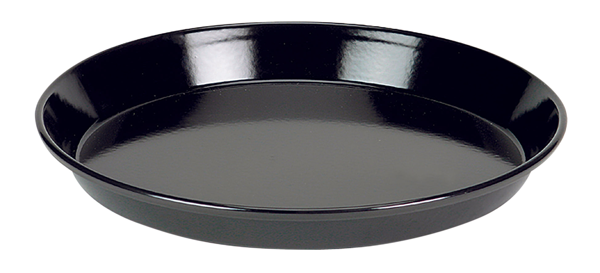 Schwarzer Gastronomie-Teller für B2B.