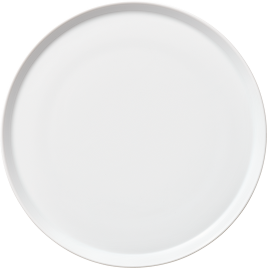 Leere weiße Servierplatte, B2B Gastronomie