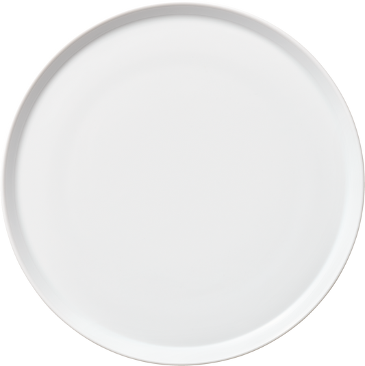 Leere weiße Servierplatte, B2B Gastronomie