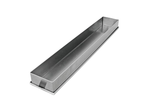 Edelstahlbehälter für Gastronomiebedarf.