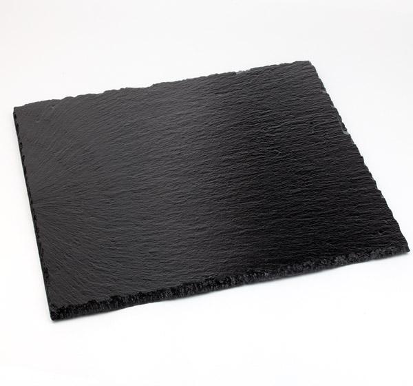 Naturschieferplatten, 4er Set, 10 x 10 cm