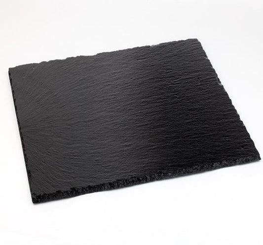 Naturschieferplatten, 4er Set, 10 x 10 cm