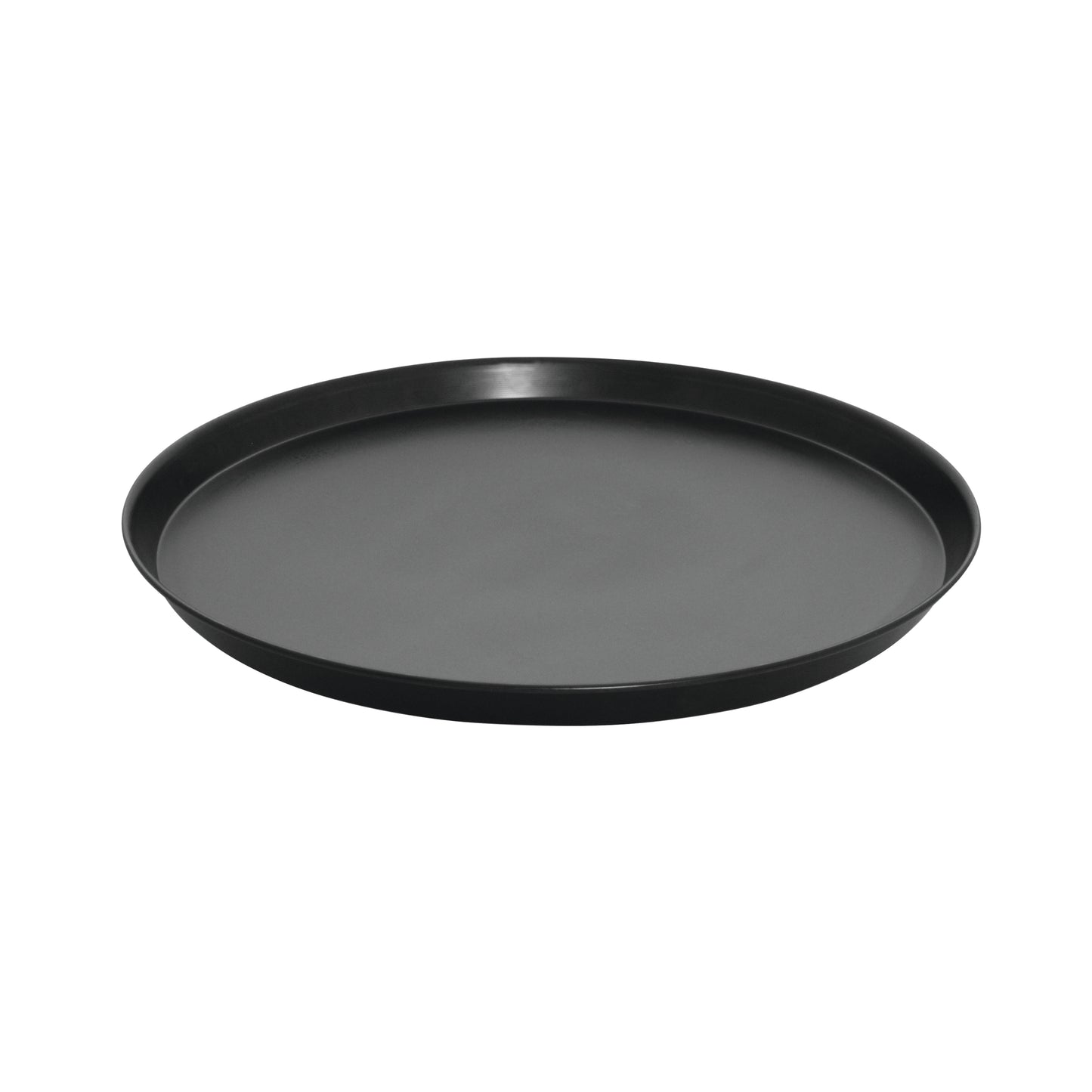 Schwarzer Gastronomie-Servierteller.