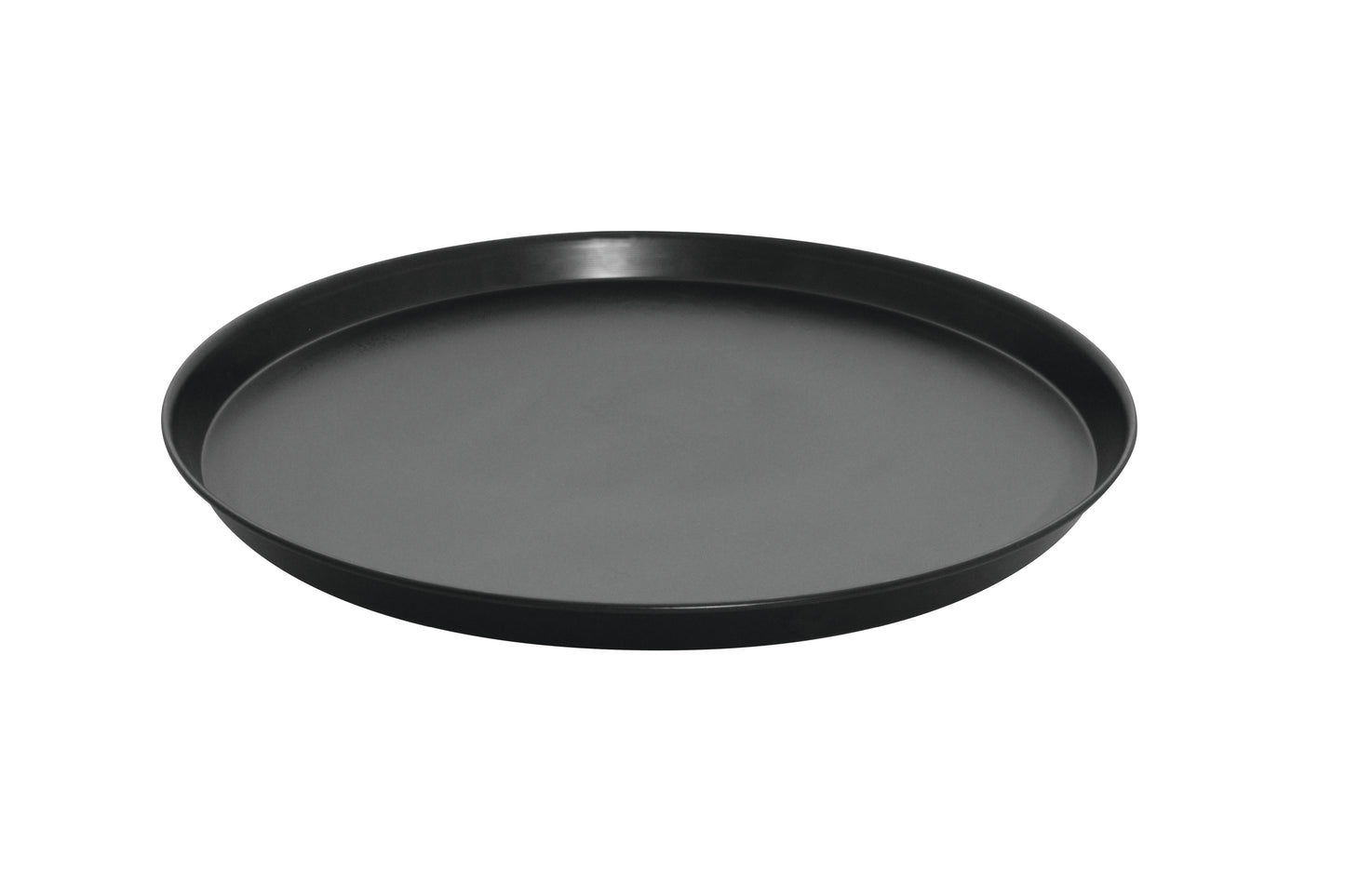 Schwarzer Servierteller für Gastronomie.