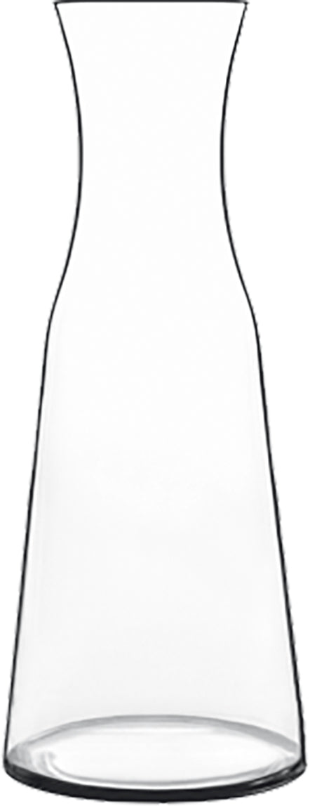 Transparente Glas-Karaffe für Getränke