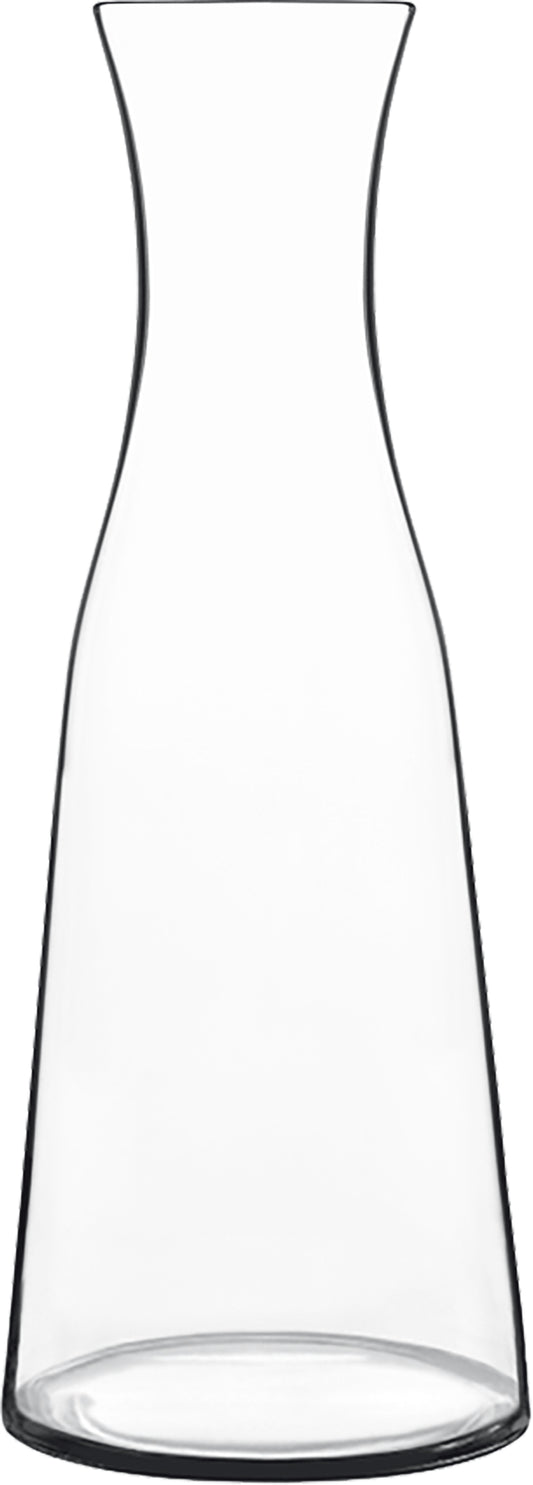 Leere Glaskaraffe