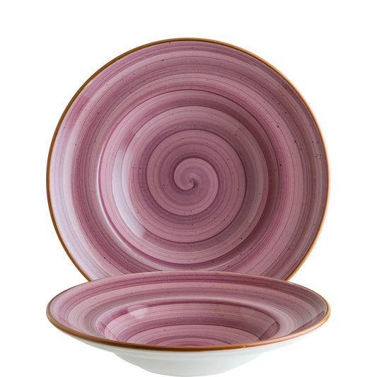 Runde pink-lila Tellerplatten