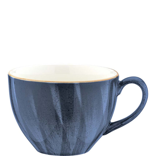 Blaue Keramiktasse für Kaffee