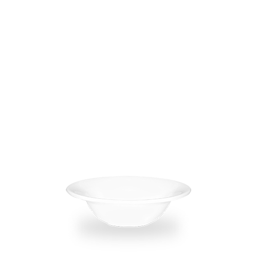 Leere weiße Schüssel für Gastronomie