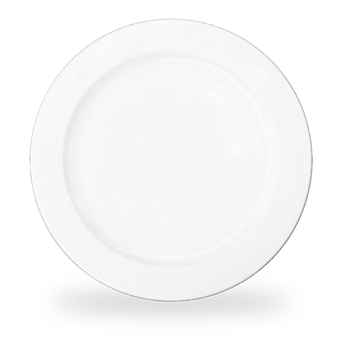 Leere weiße Teller, B2B Gastronomie