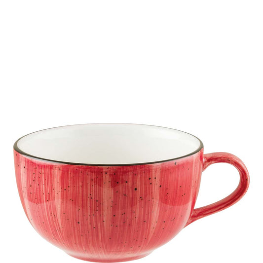 Rote Kaffeetasse aus Porzellan