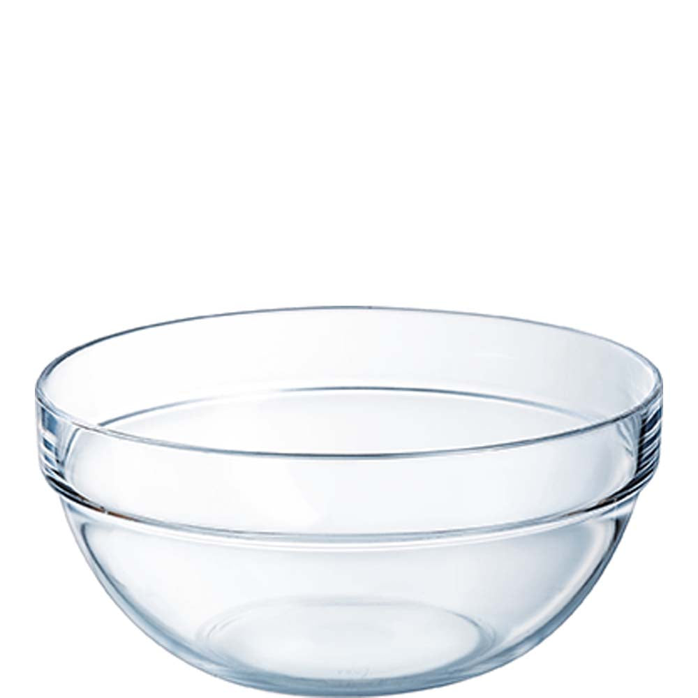 Transparente Glasschüssel für Gastronomie