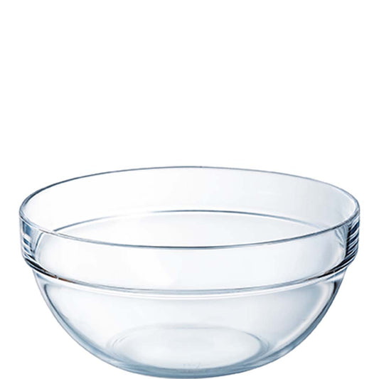 Transparente Glasschüssel für Gastronomie