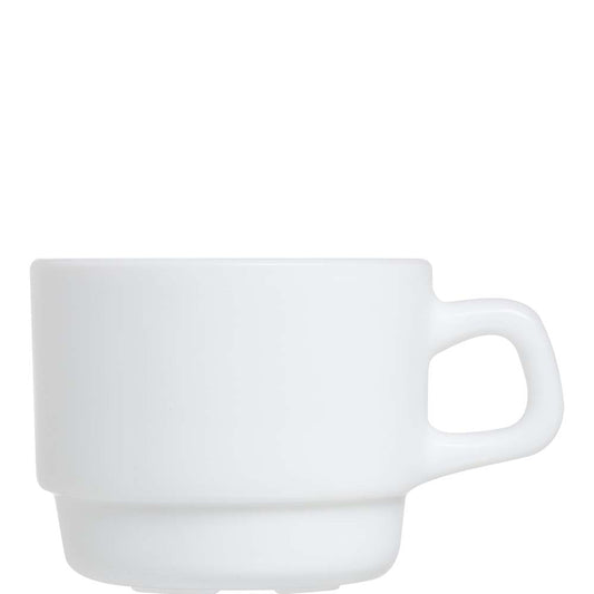 Weiße Kaffeetasse für Gastronomie