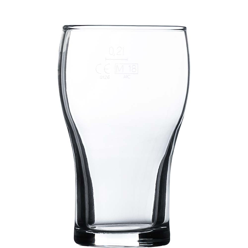 Transparentes Wasserglas für Gastronomie