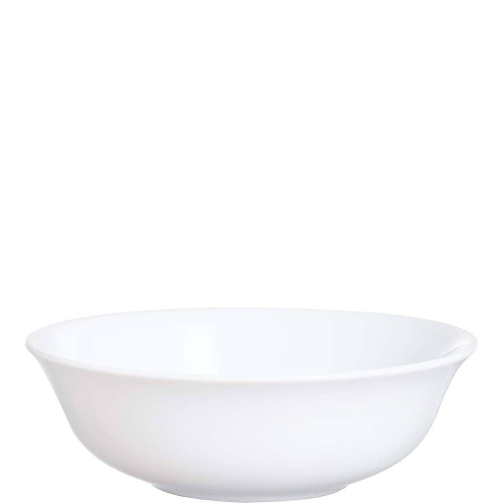 Weiße Schale aus Porzellan