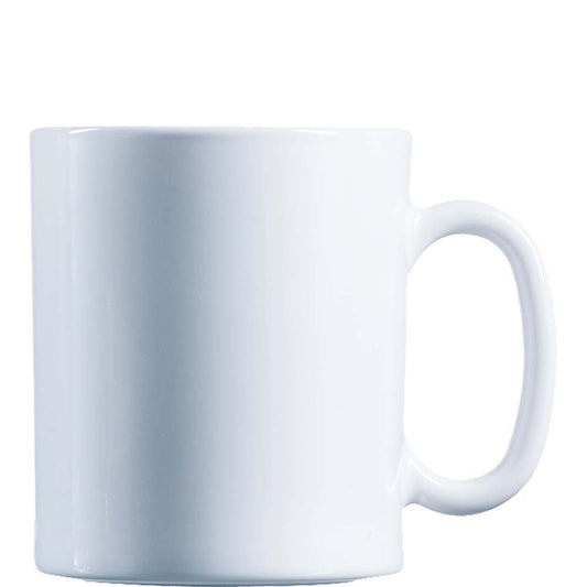 Weiße Kaffeetasse aus Keramik