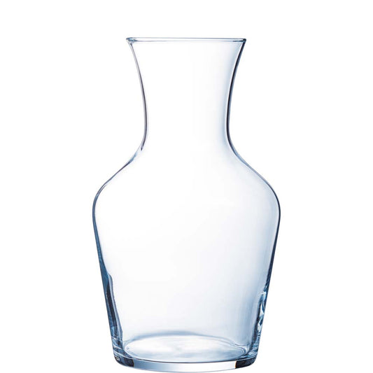 Leere Glas-Karaffe für Getränke