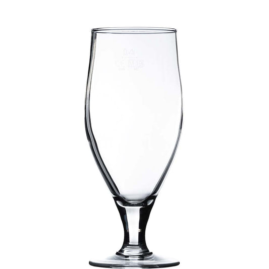 Transparentes Champagnerglas, einzeln abgebildet