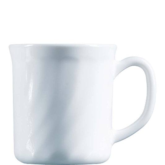 Weiße Kaffeetasse aus Keramik