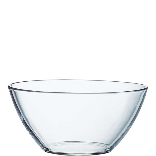Transparente Glasschüssel für Gastronomie