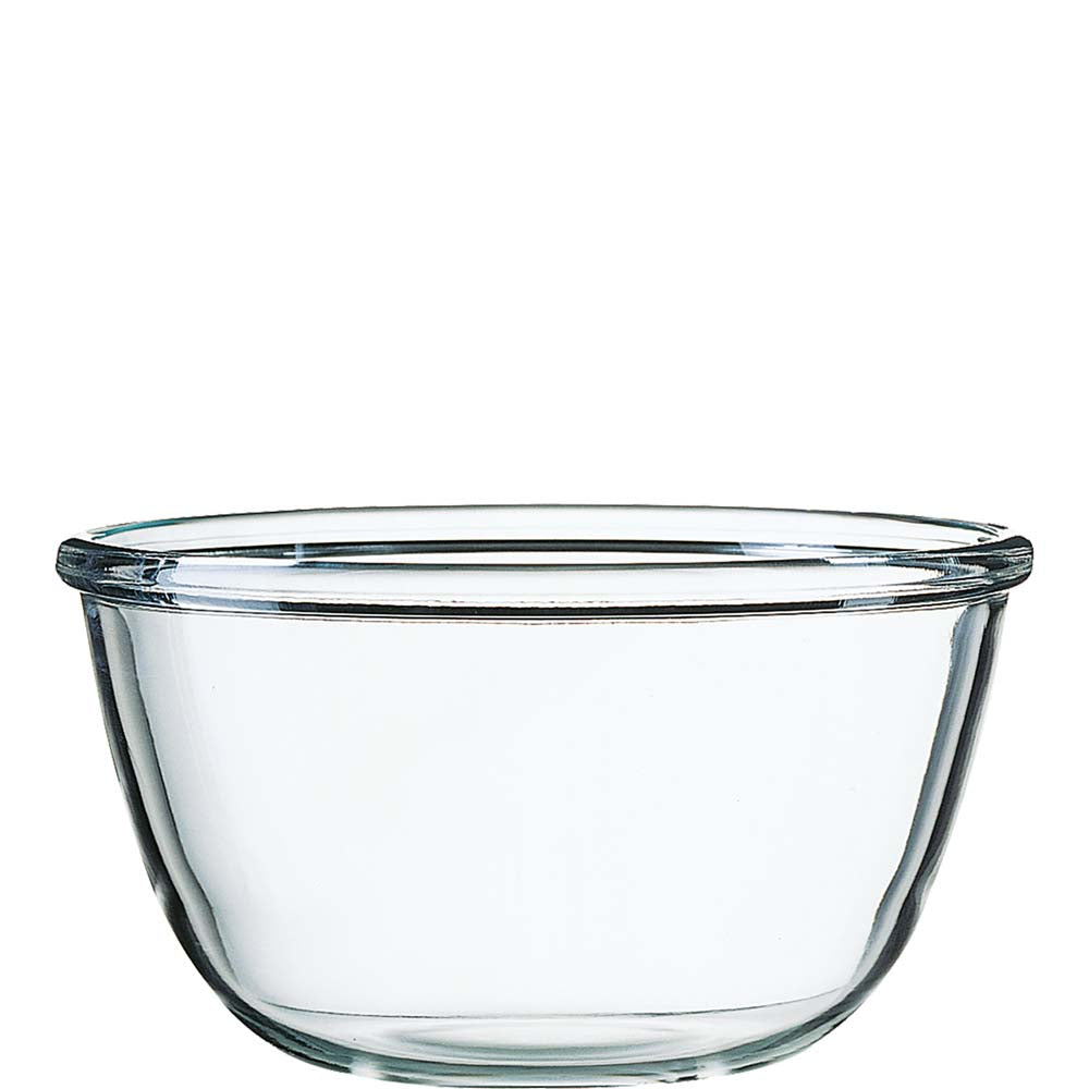 Transparente Glas-Schüssel für Gastronomie