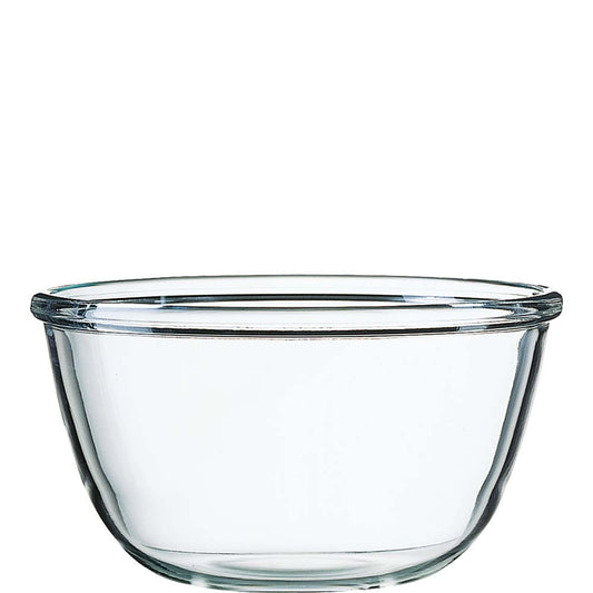 Transparente Glas-Schüssel für Gastronomie