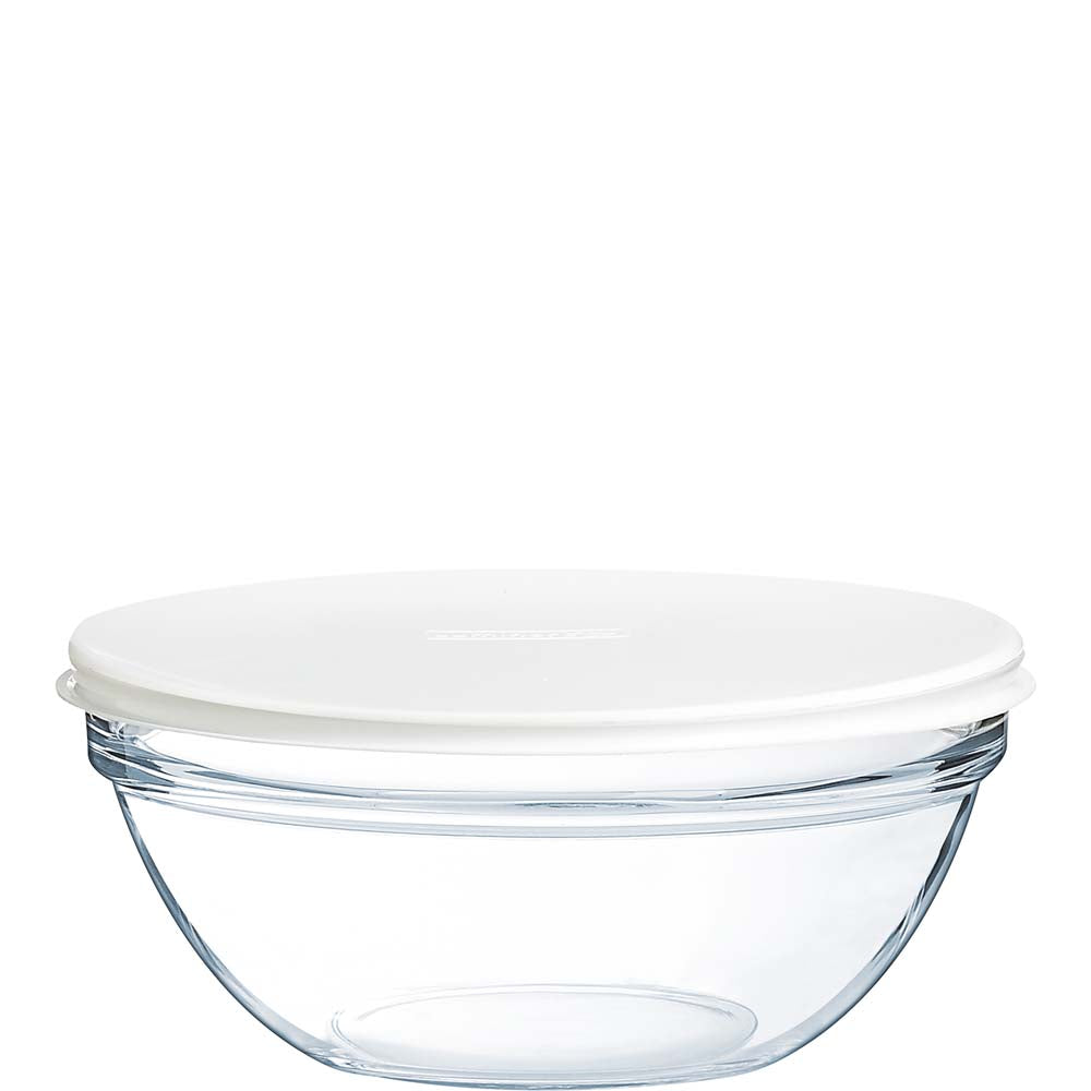 Glas-Schüssel mit Deckel