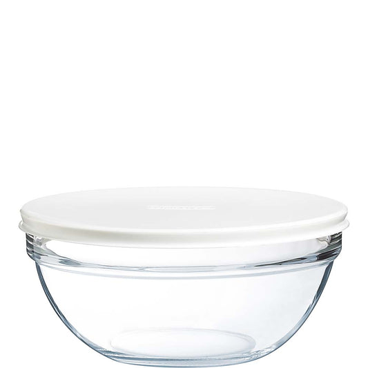 Glas-Schüssel mit Deckel