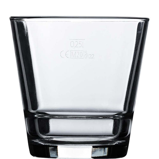 Kurzes Glas für Getränke