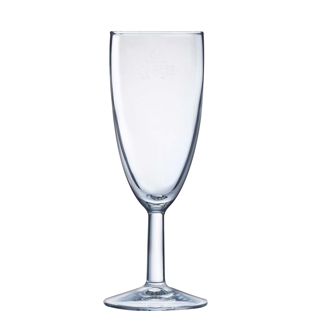 Champagnerglas, leeres Glas, Gastronomie