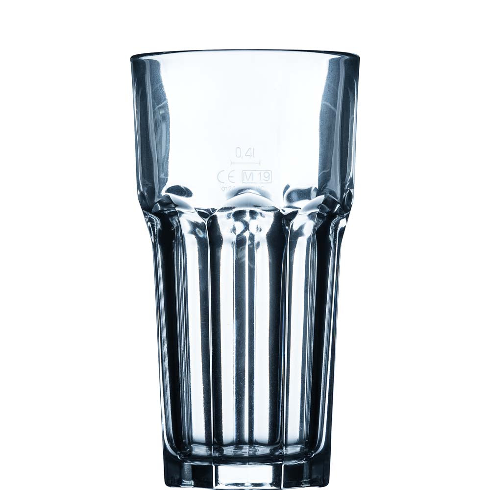 Transparentes Glas für Getränke