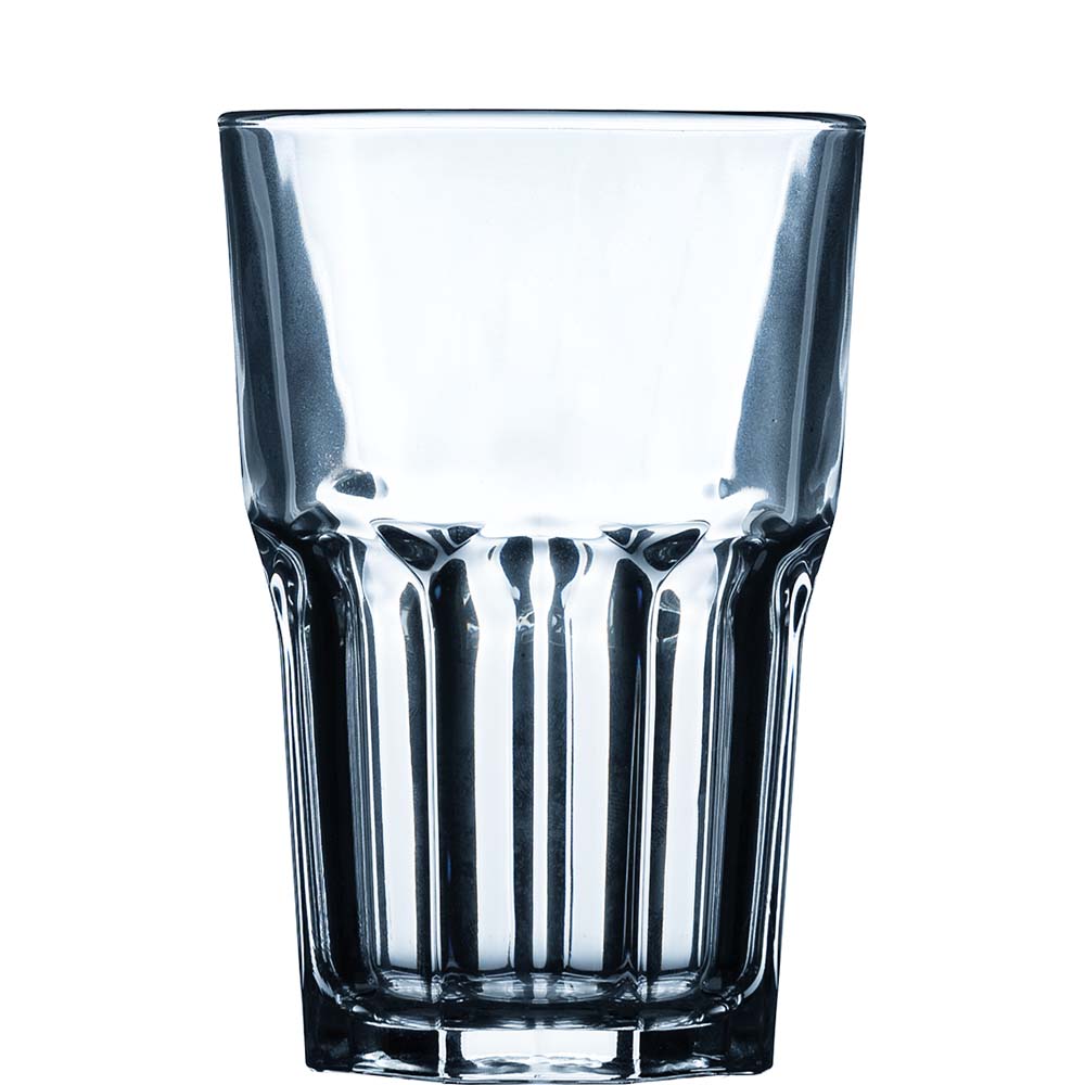 Glas-Tumbler Nahaufnahme, leer