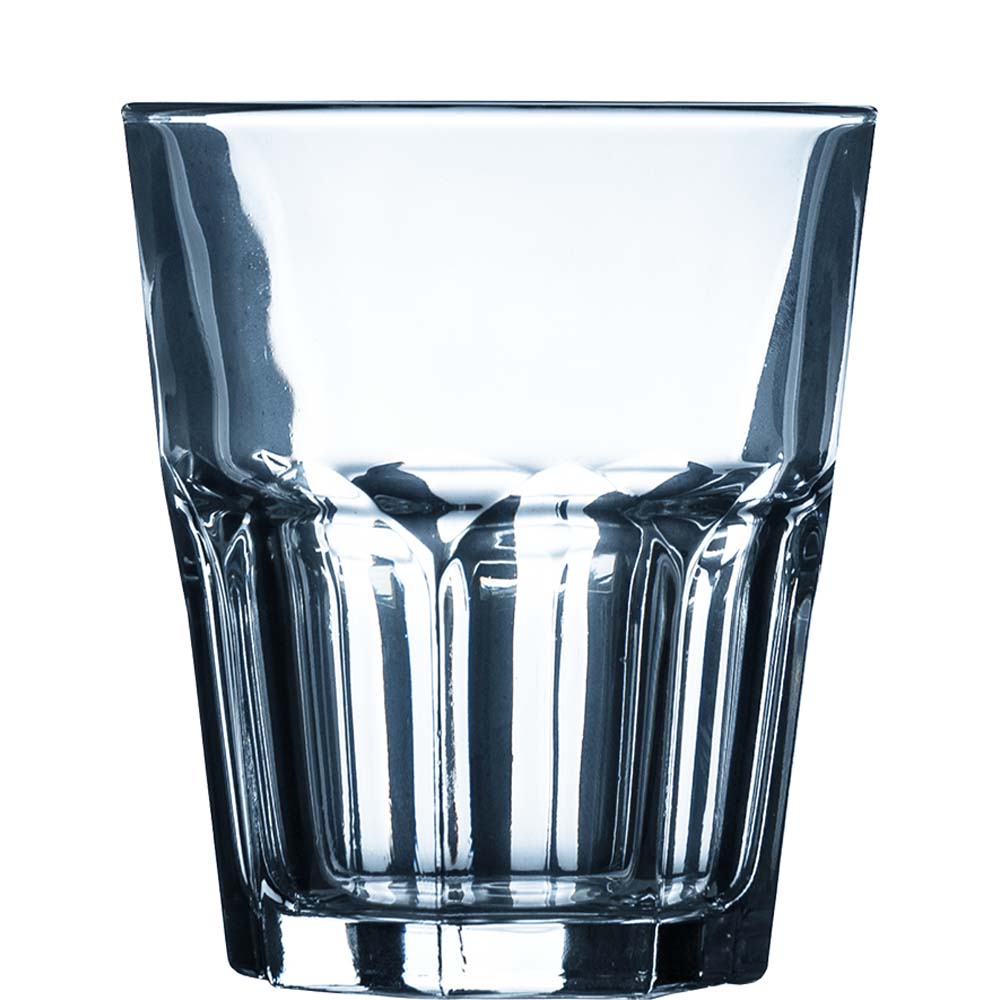 Wasserglas in Nahaufnahme