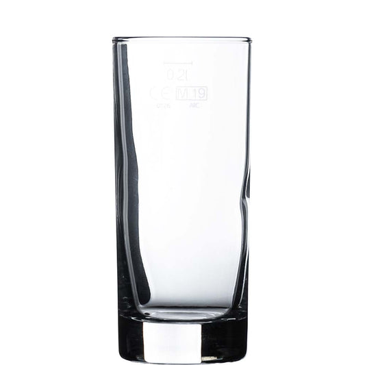 Hohes Glas-Tumbler für Getränke