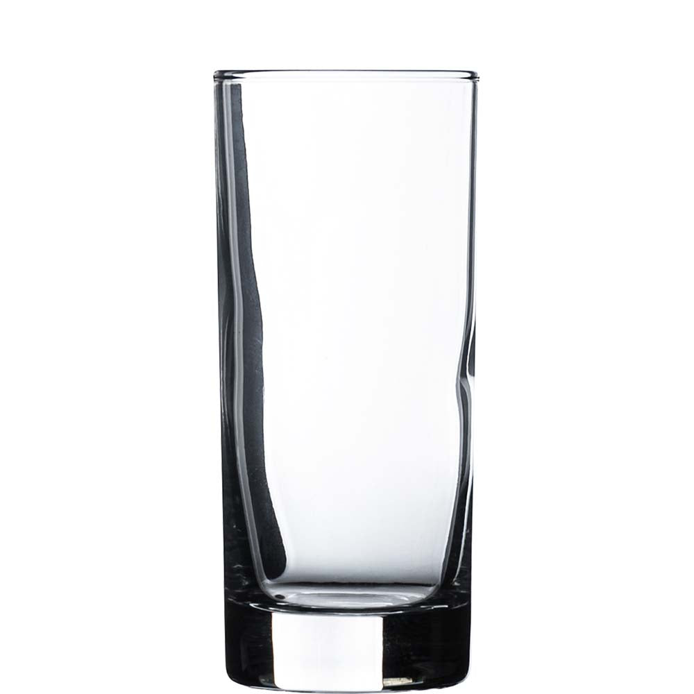 Leeres hohes Glas