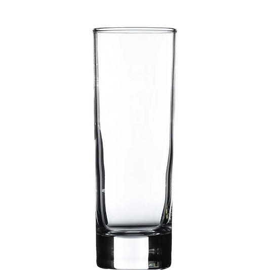 Leeres transparentes Trinkglas