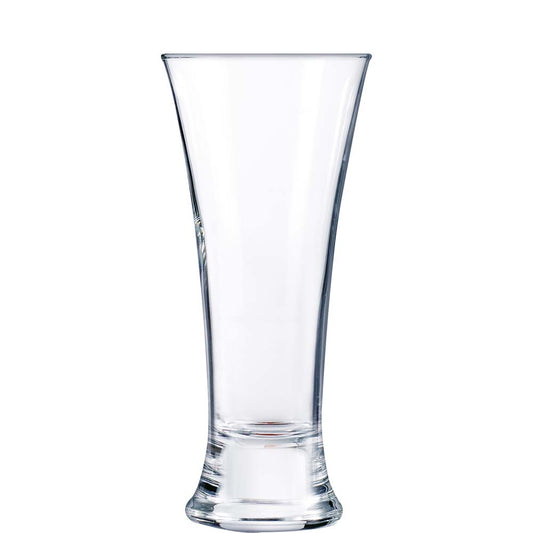 Schlankes, transparentes Pilsnerglas
