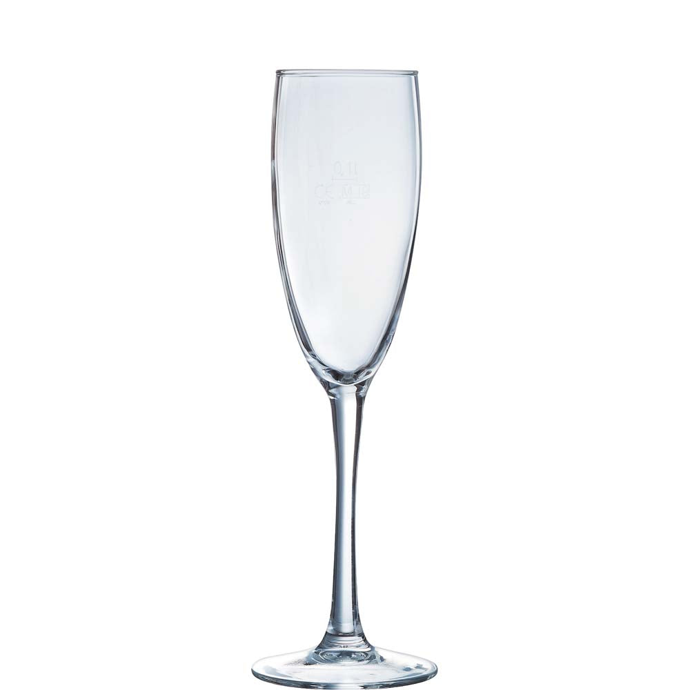 Champagnerglas, leeres Glas