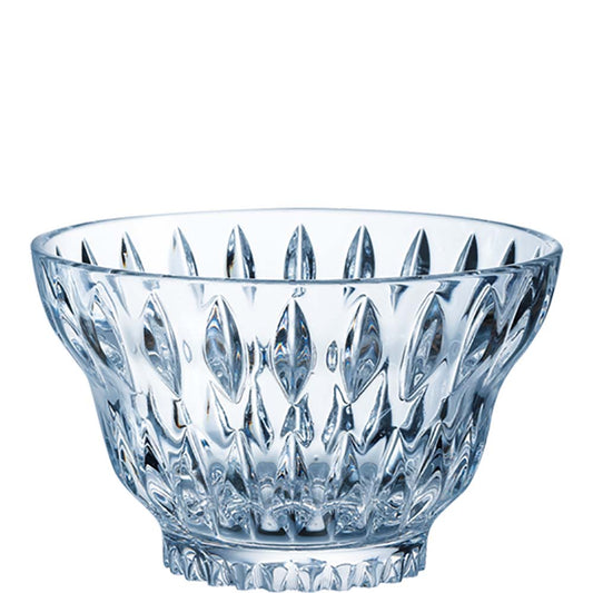 Kristallschale, transparent, dekorativ, elegant, leer