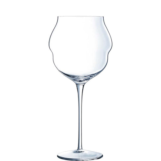 Elegantes Weinglas, leeres Glas