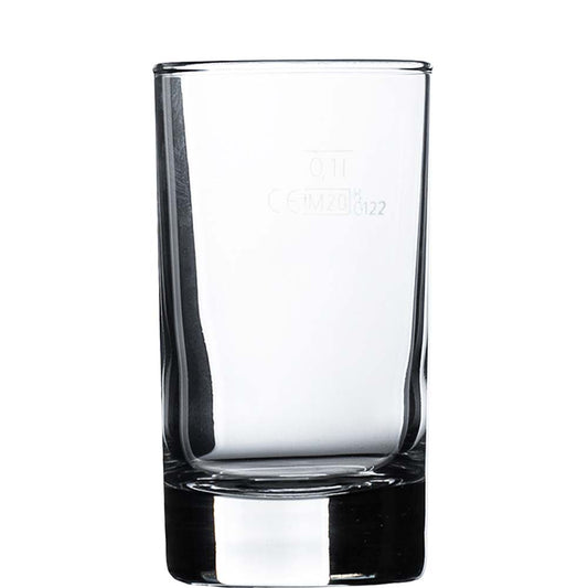 Leeres transparentes Glas-Tumbler