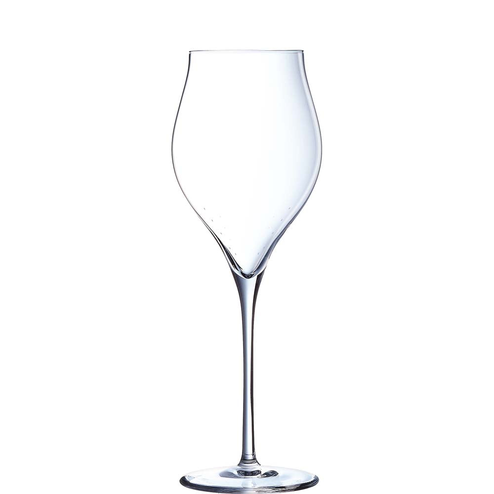 Weinglas, transparent, leer